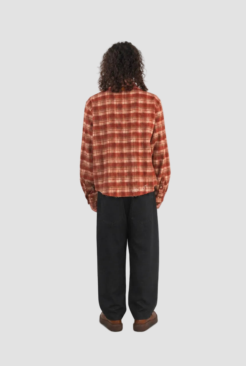 Heart Plaid Flannel Shirt