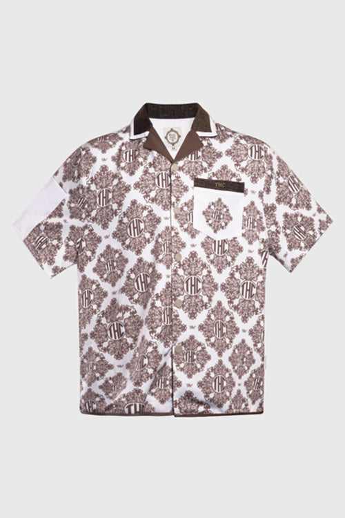 The Hideout Clothing - Baroque Pattern Oversized Shirt