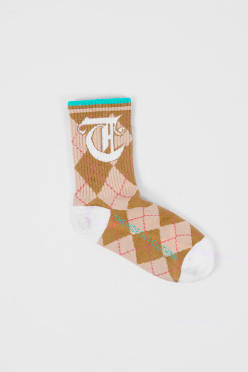 The Hideout Clothing - Racket Club Diamond Socks
