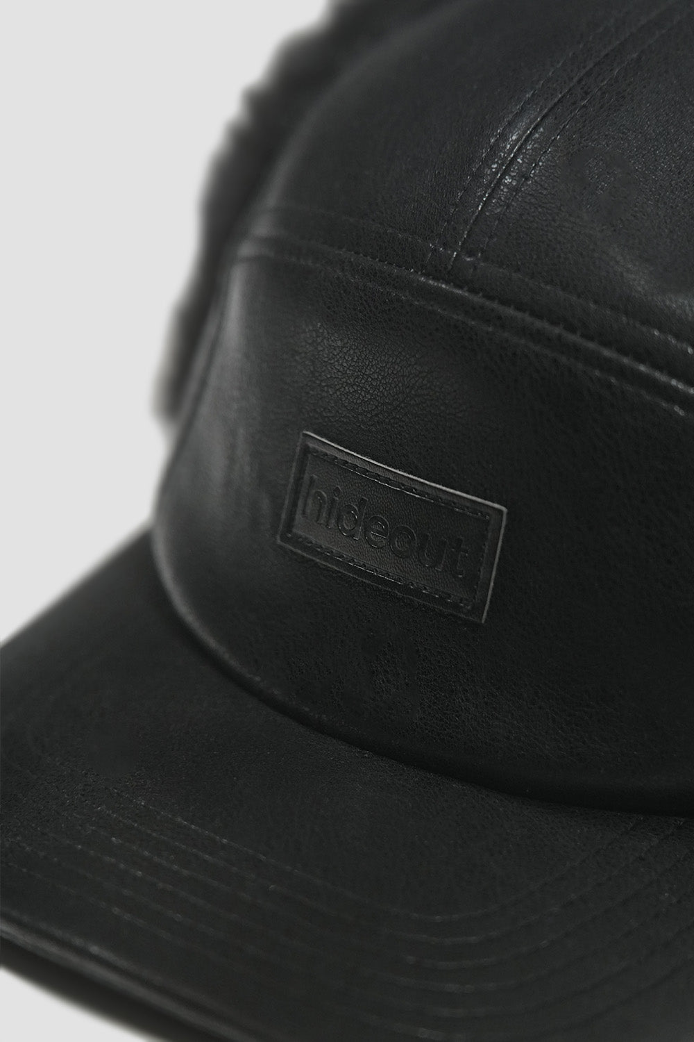 5-panel Trapper Winter Hat Black