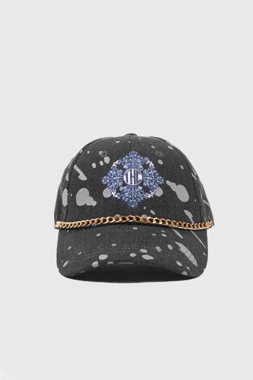 The Hideout Clothing - Baroque Flower Denim Dad Cap