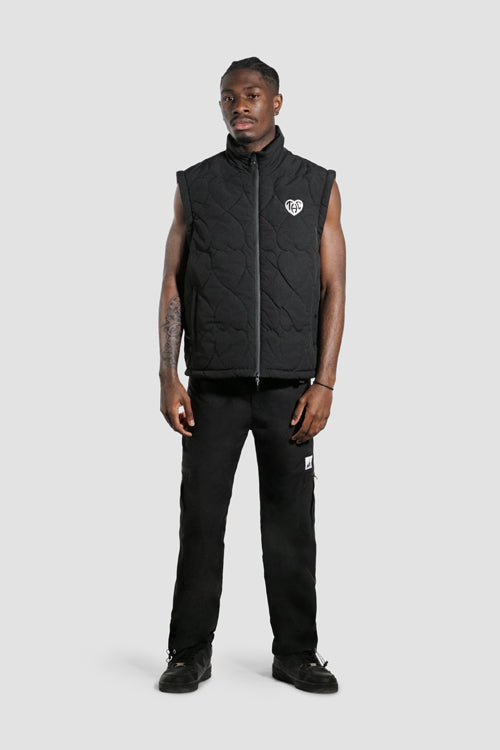 The Hideout Clothing - White Lines Waterproof Puffer Jacket