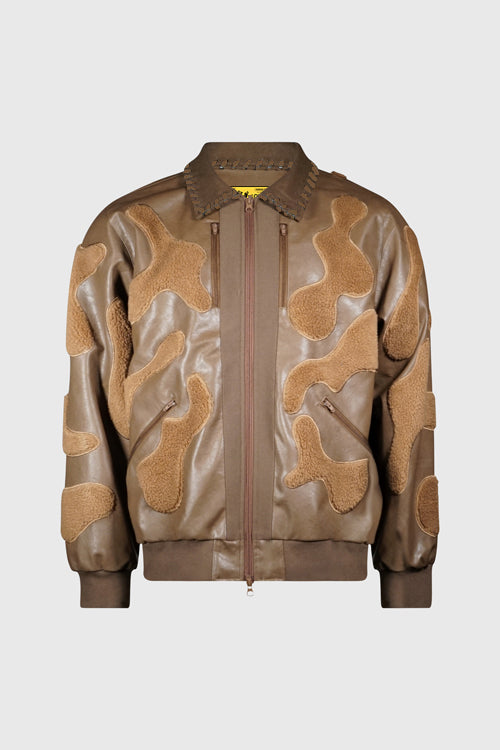 The Hideout Clothing Fur Camouflage Jacket