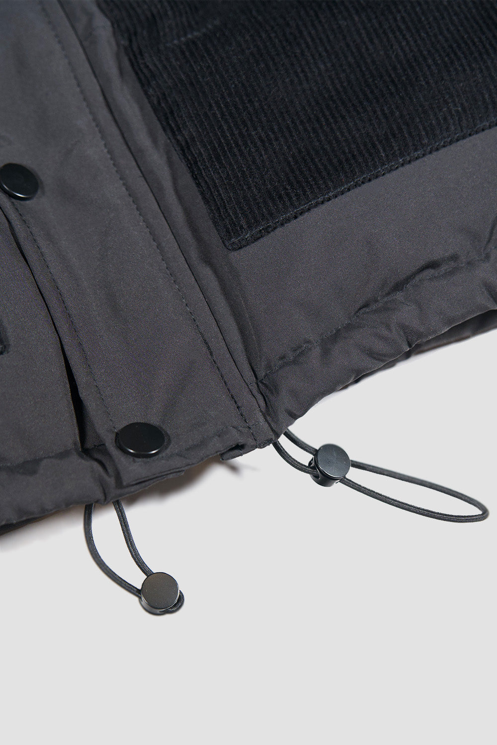 Camouflage Reactive Puffer Jacket Black