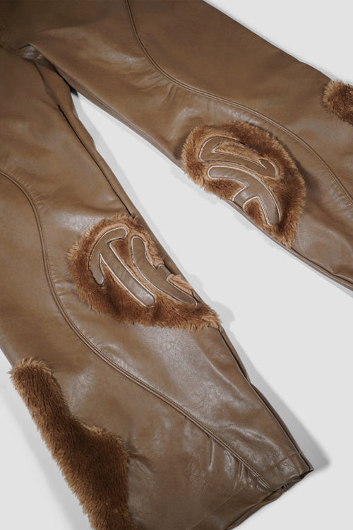 The Hideout Clothing Animal Faux Leather Double Jeans