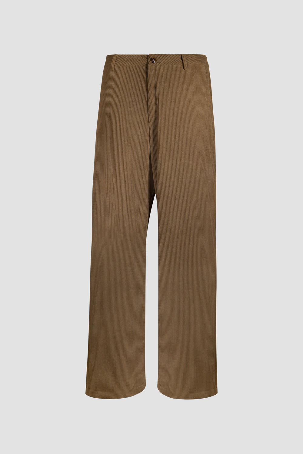 Checkered Corduroy Pants Black Brown