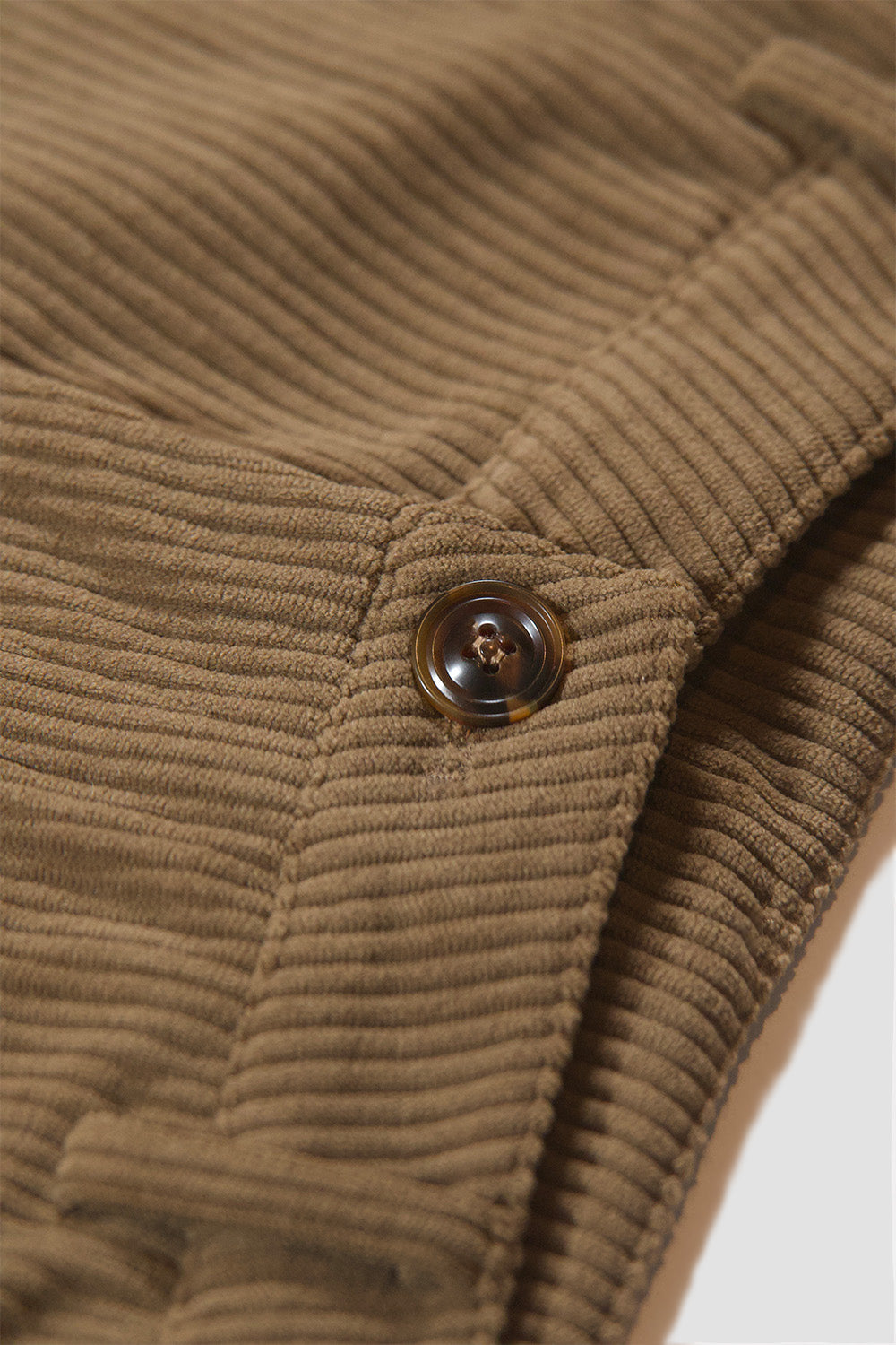 Checkered Corduroy Pants Black Brown