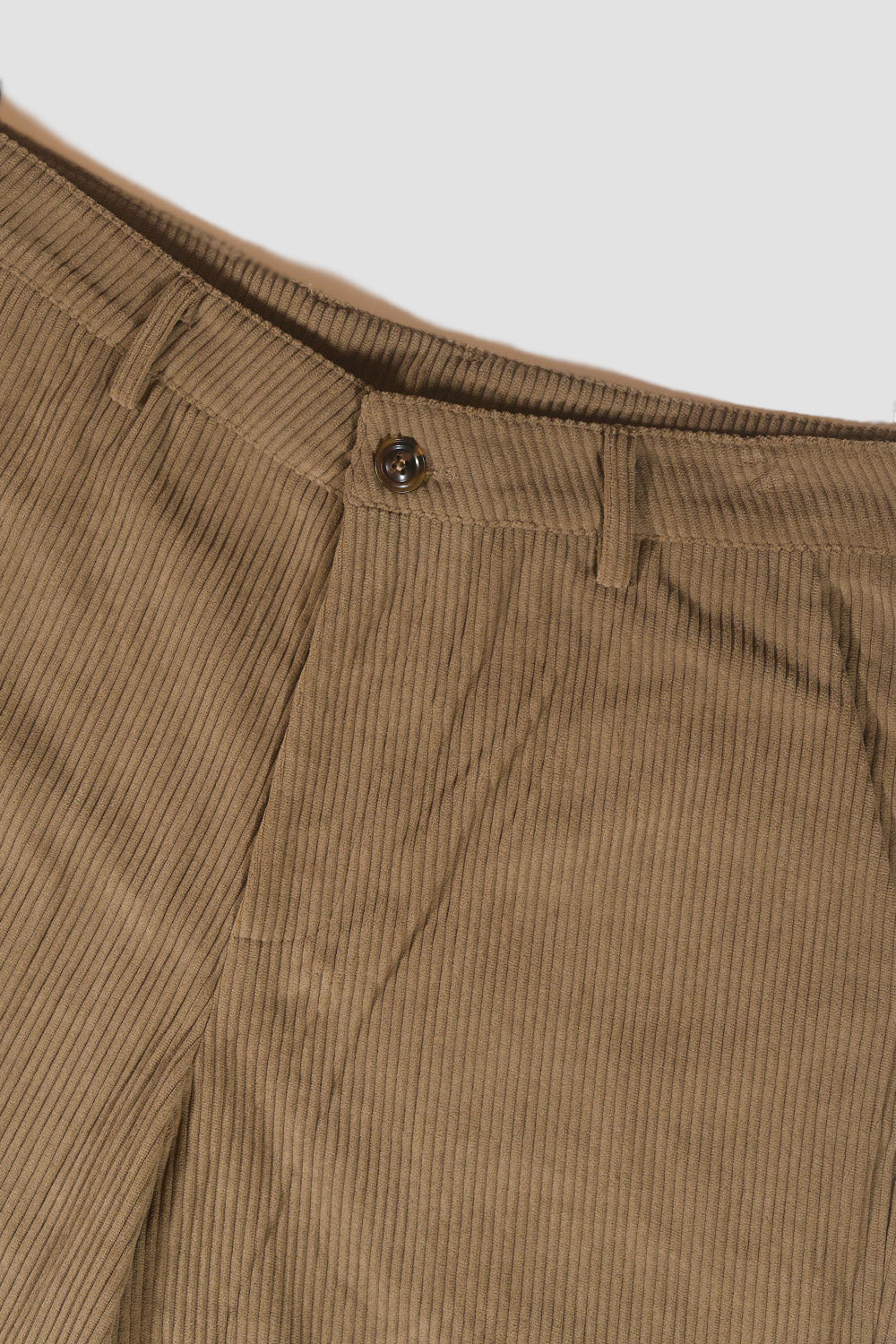 Checkered Corduroy Pants Black Brown