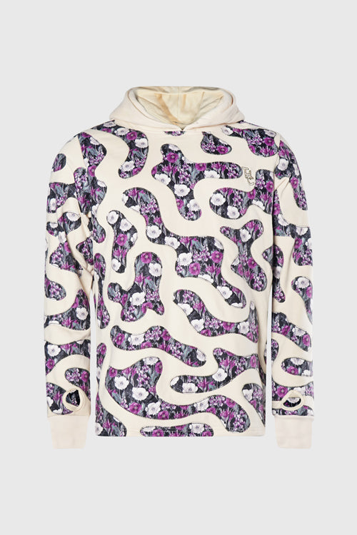 The Hideout Clothing - Opium Poppy Flower Camo Hoodie