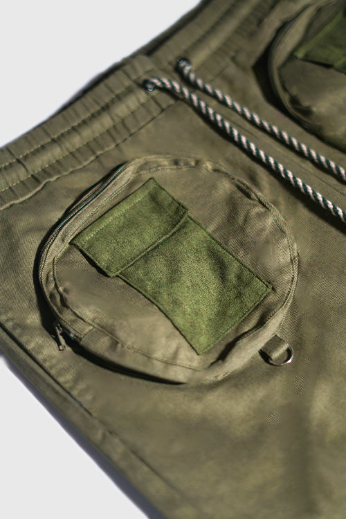 + Soul Round Pocket Cargo Pants Joggers - The Hideout Clothing