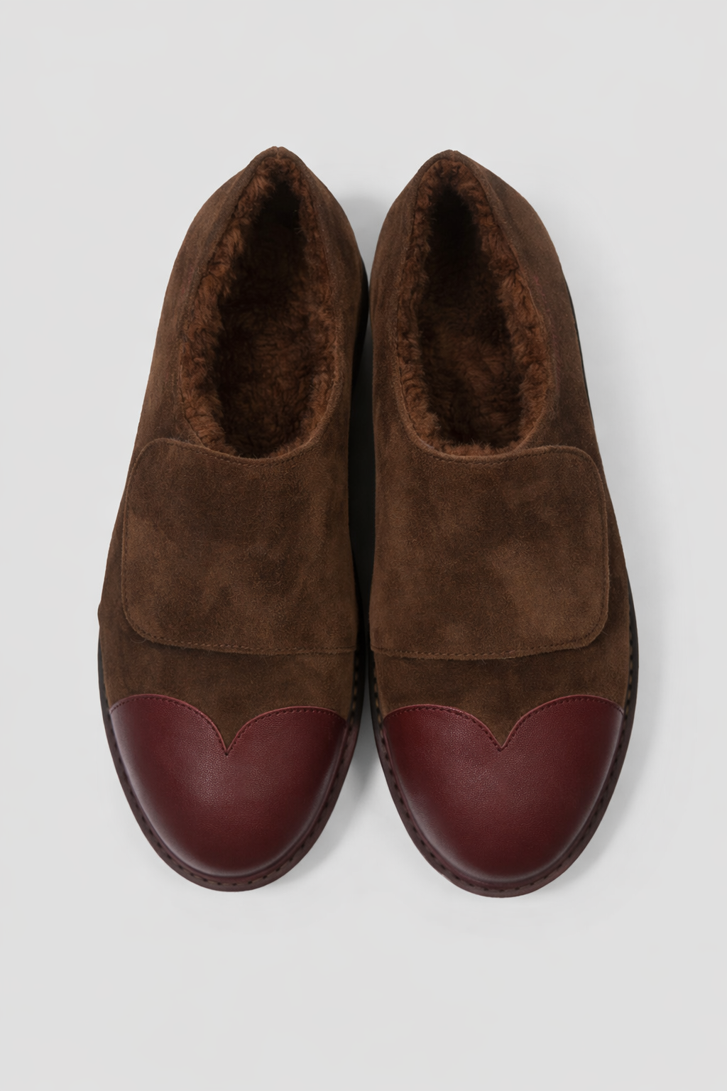 Brown Heart Guard Slip-On