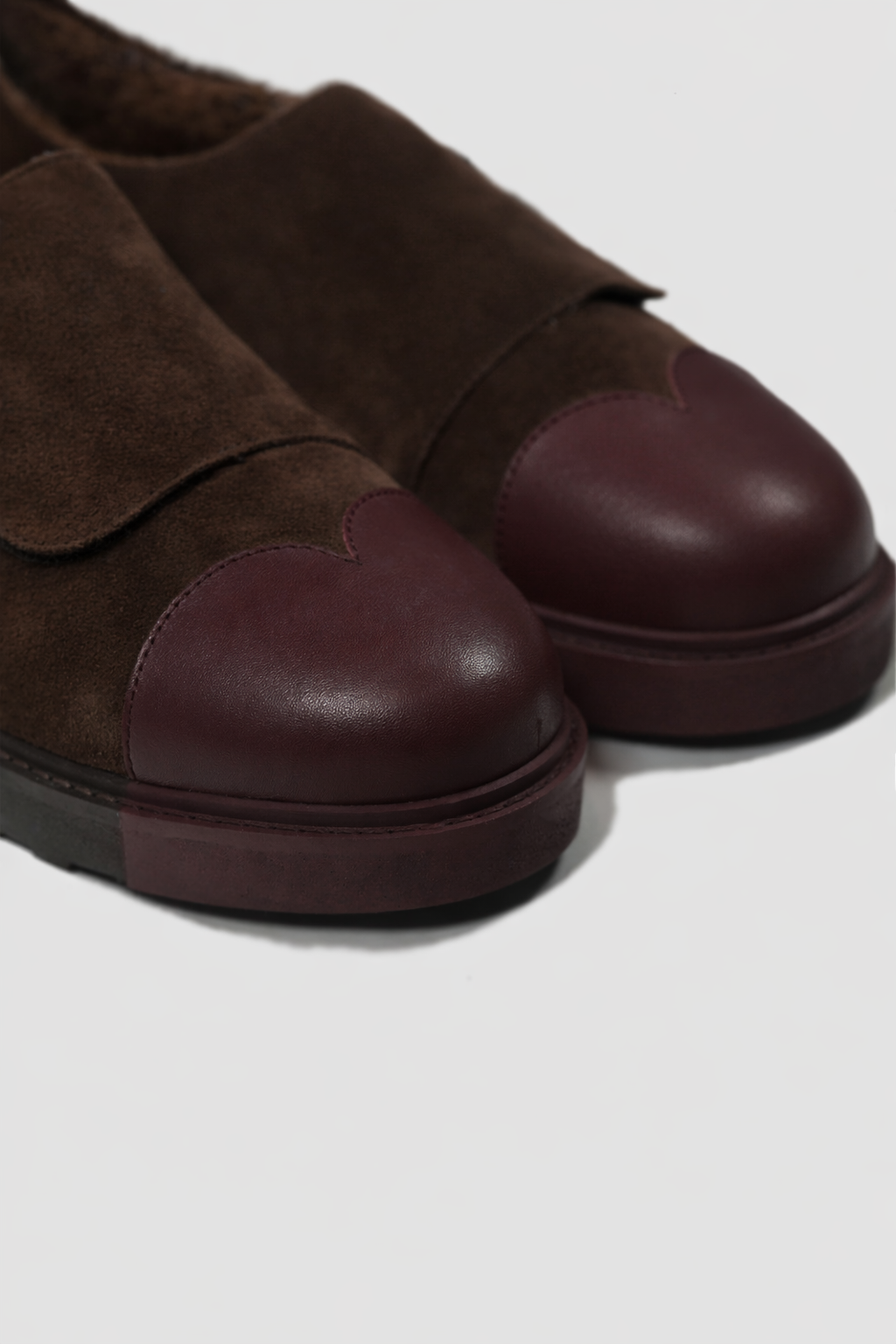 Brown Heart Guard Slip-On