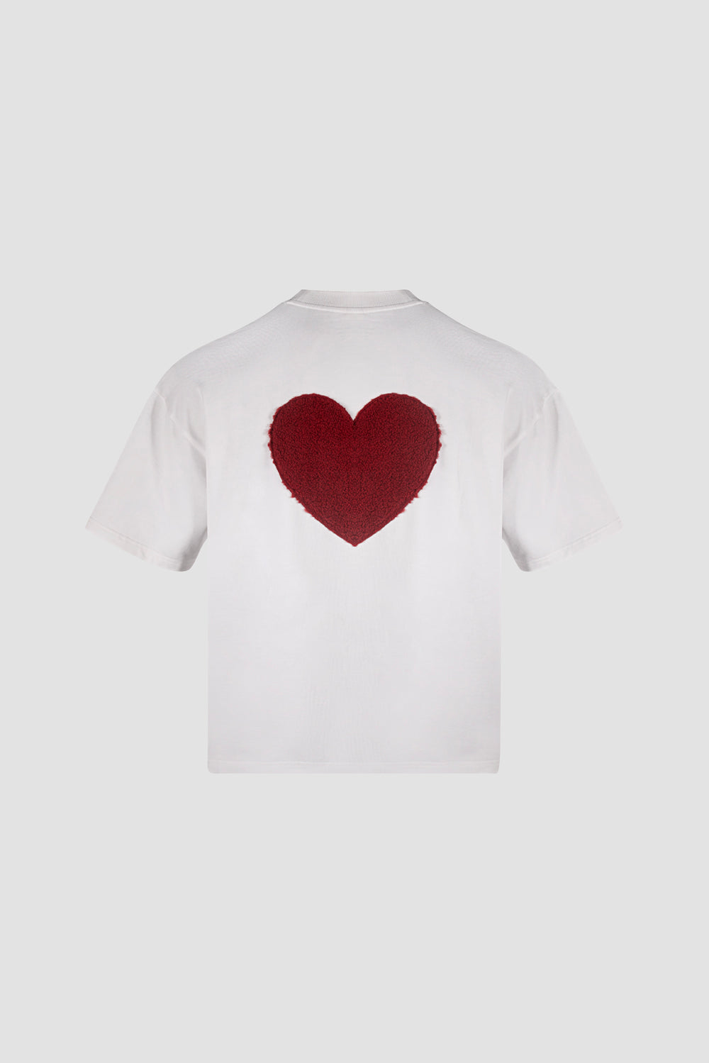 Hi Heart Chenille T-Shirt white
