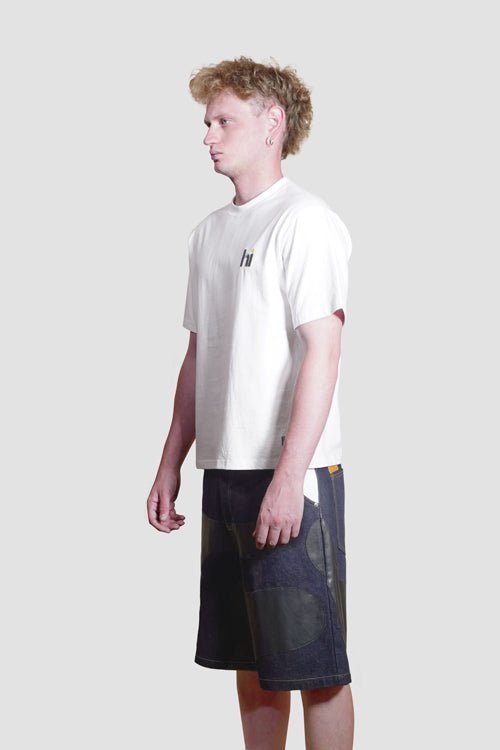 Hi Love Flowers Tee White