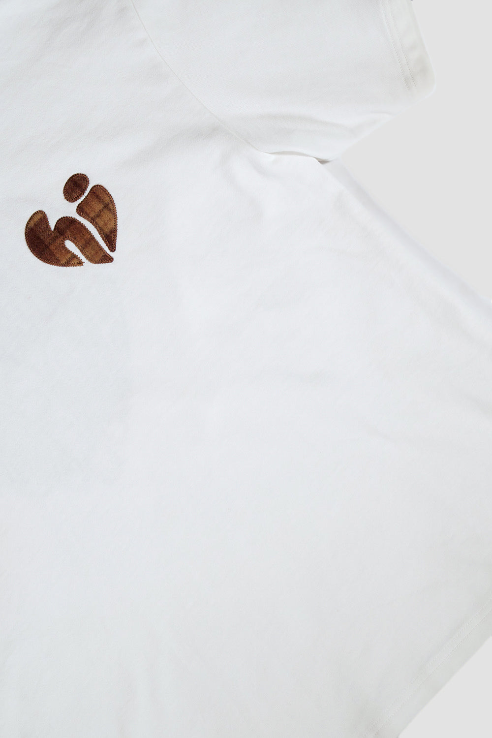 Hi Plaid Maison Hideout T-Shirt white