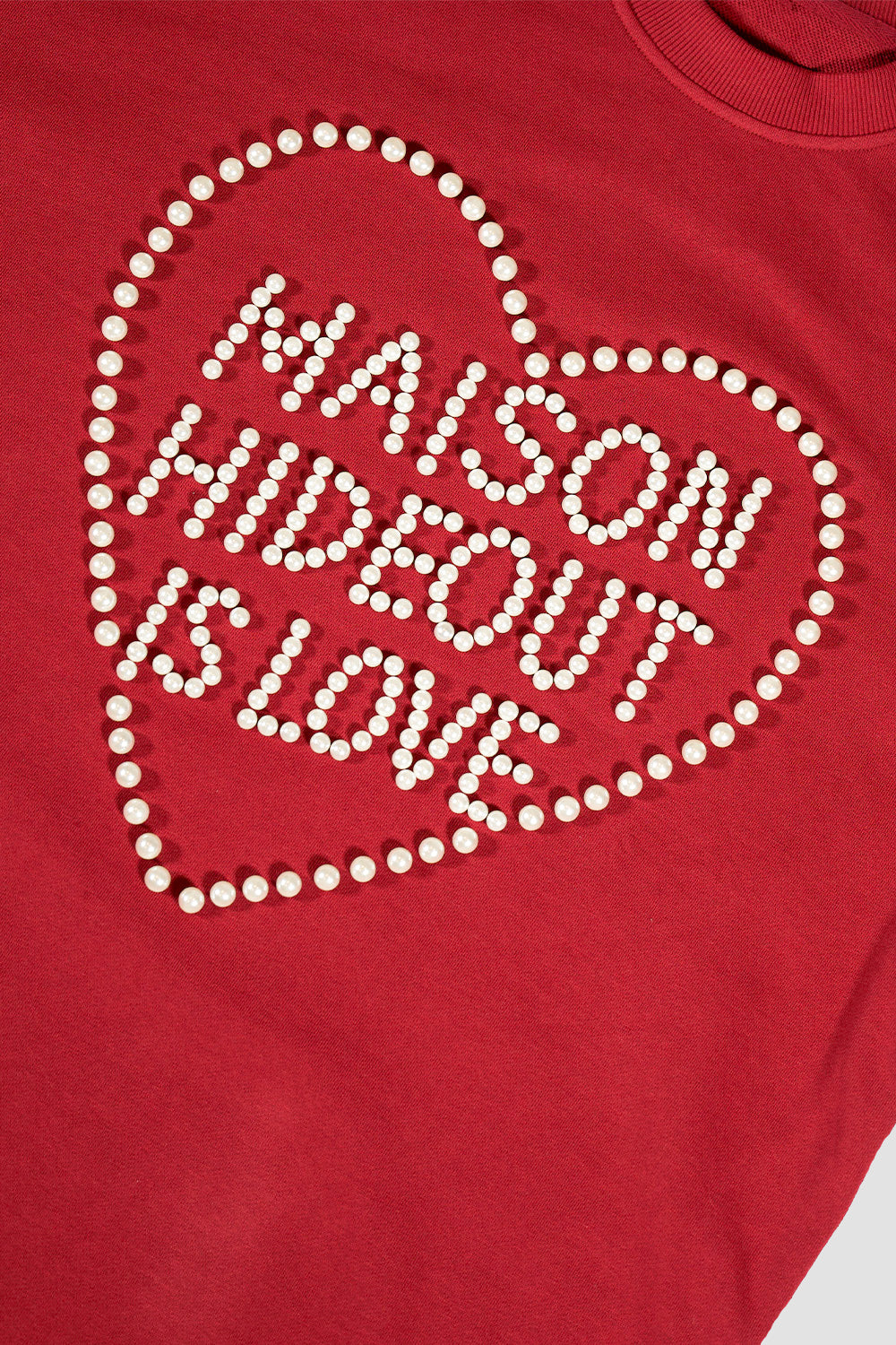 Maison Hideout Pearl T-Shirt Red