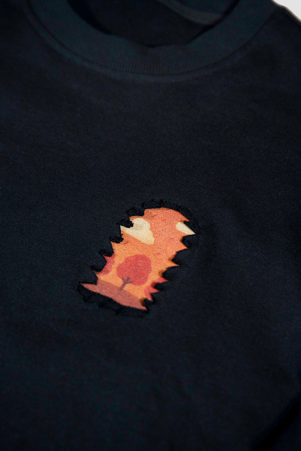 Nature Arch Window T-Shirt Black