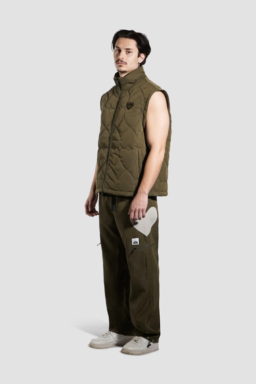 The Hideout Clothing - White Lines Waterproof Puffer Jacket