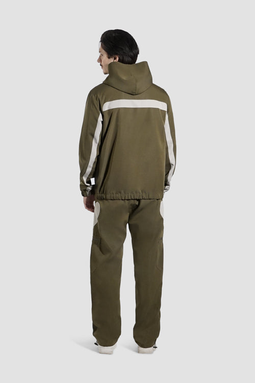 The Hideout Clothing White Lines Waterproof Utility Jacket