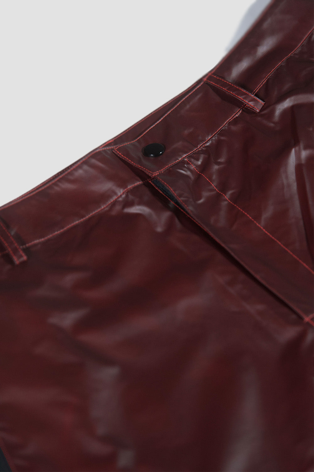 Temperature Reactive Waterproof Windbreaker Trousers Red