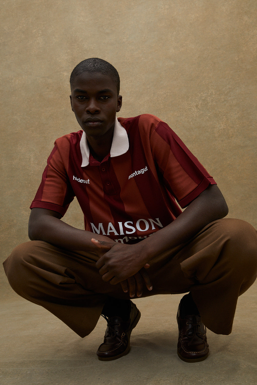 hideout x Maison Montagut Chicago Fil Lumière® Polo de football