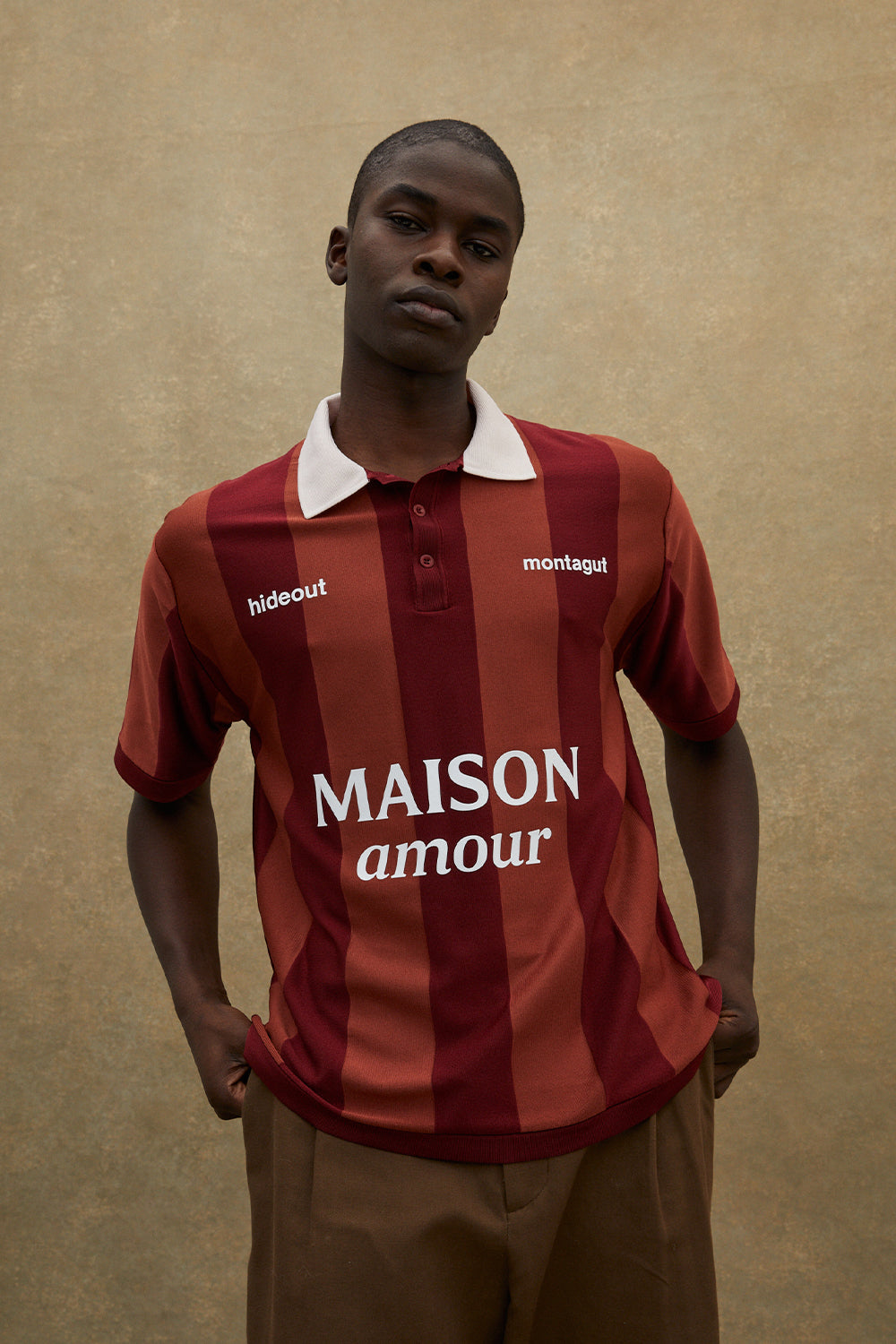 hideout x Maison Montagut Chicago Fil Lumière® Polo de football