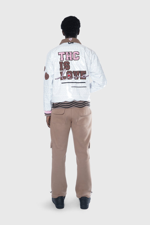 The Hideout Clothing - THC is Love Letterman Jacket