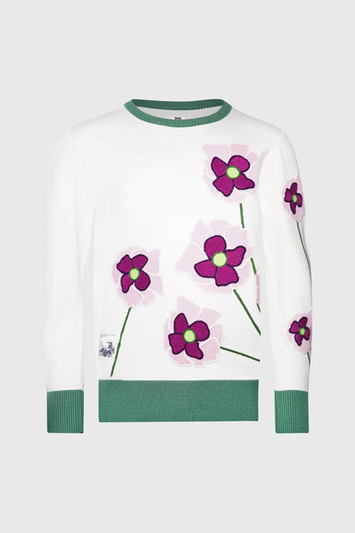 The Hideout Clothing - Opium Poppy Flower Knit Sweater
