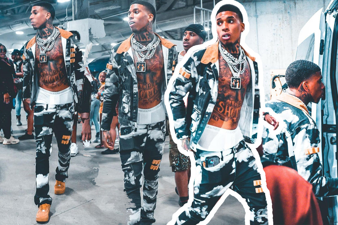 NLE Choppa Outfit  Rapper outfits, Rapper style, Outfits