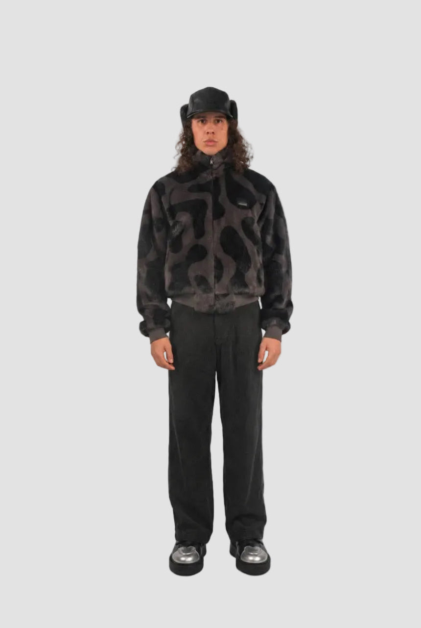 Camouflage Fleece Zip Jacket