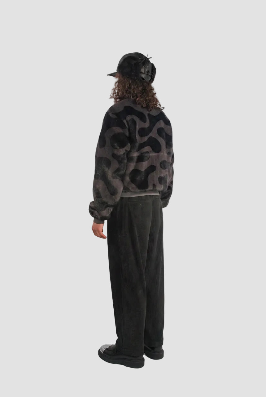 Camouflage Fleece Zip Jacket