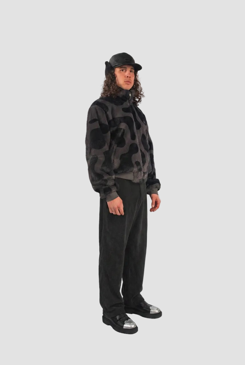 Camouflage Fleece Zip Jacket