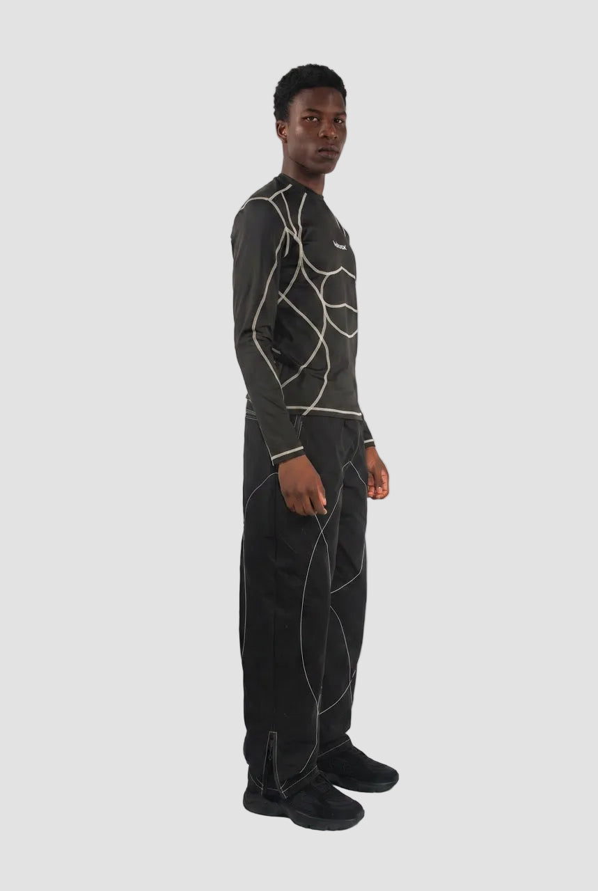 Orbit Stitch Long-sleeve Performance Fitted Top
