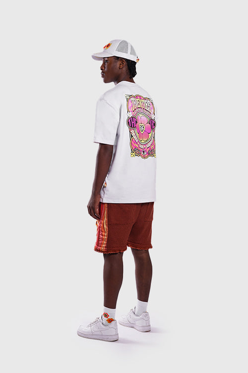 The Hideout Clothing - 7eventies Flower Oversized Tee