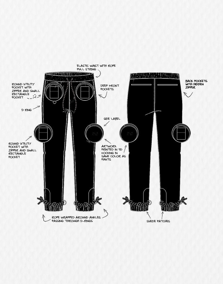 Men's Cargo Pants Joggers - contemporary luxury urbanwear