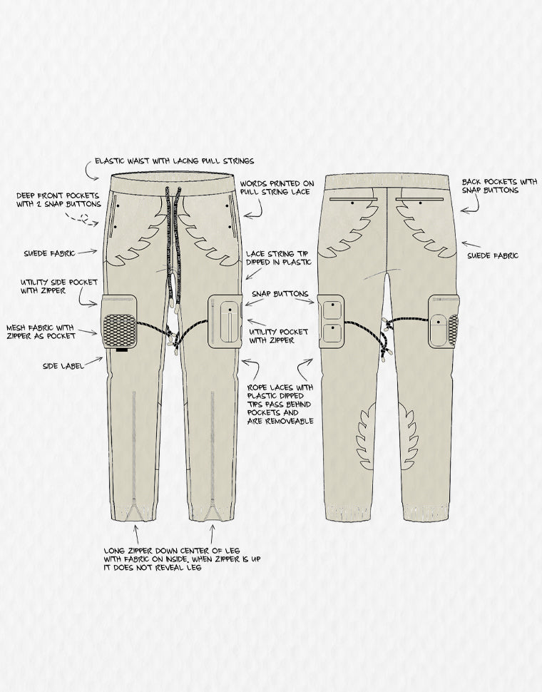 Men's Cargo Joggers Pants - contemporary luxury streetwear