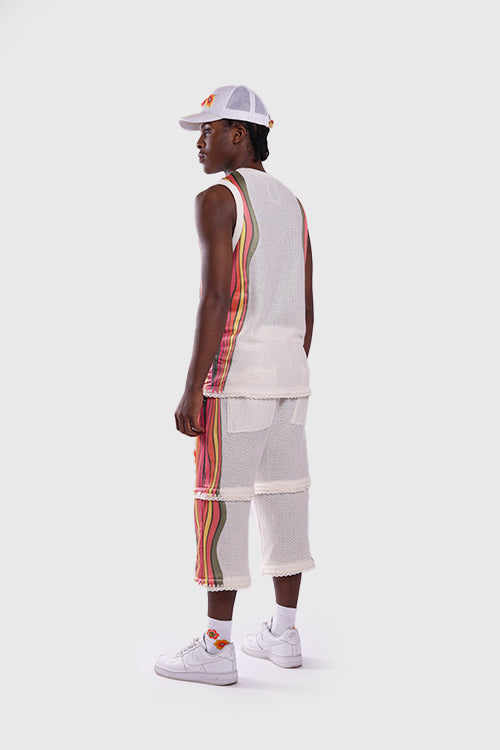 The Hideout Clothing - 7eventies Crochet Knit Sleeveless Vest