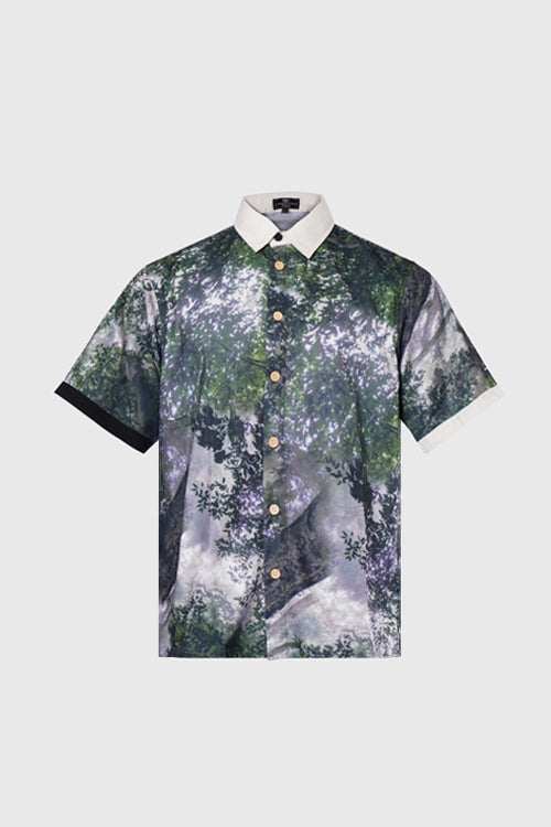 In The Clouds Button-Up Shirt - The Hideout Clothing