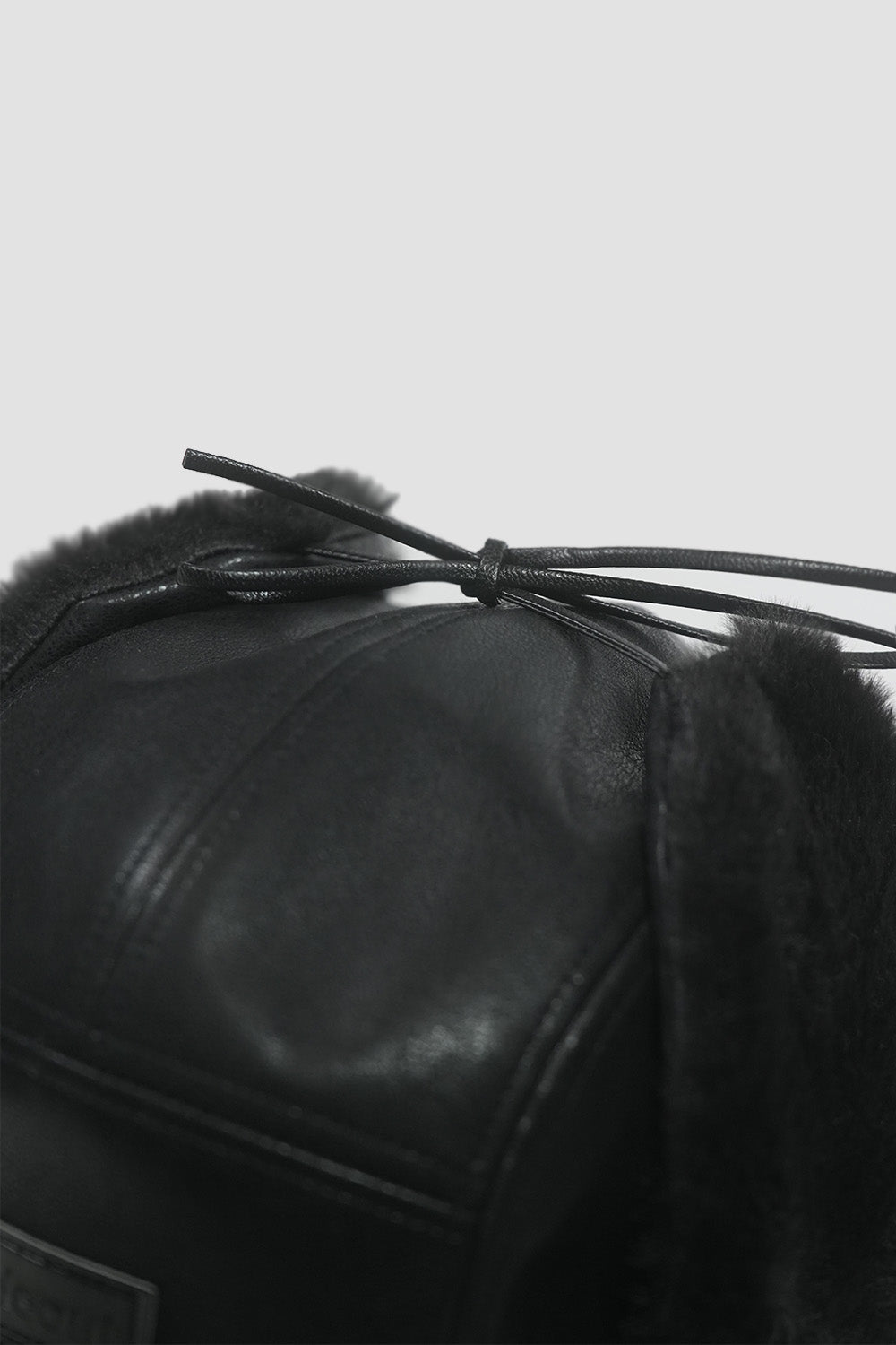 5-panel Trapper Winter Hat Black