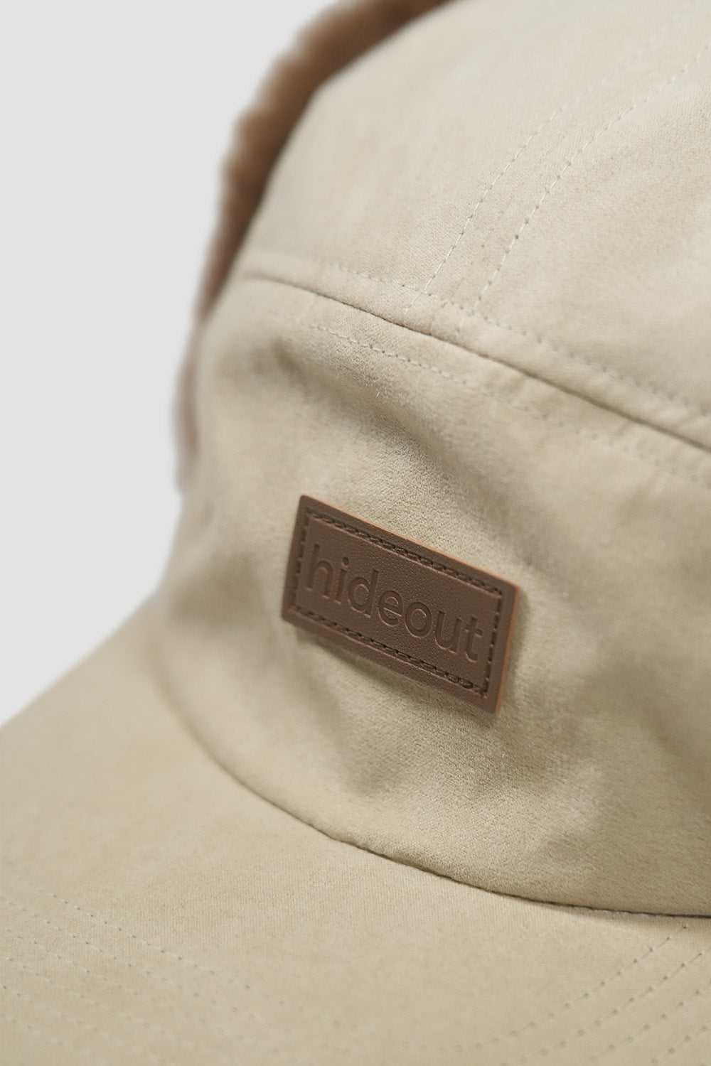 5-panel Trapper Winter Hat Cream