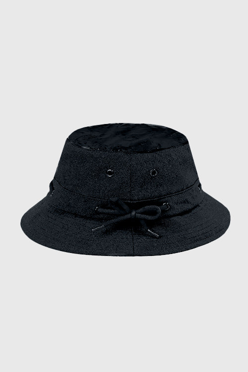 Octagon Denim Bucket Hat - The Hideout Clothing