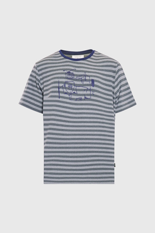 Fake News Striped Tee - The Hideout Clothing