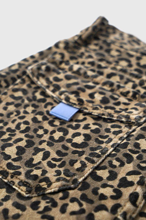 Tropics Leopard Denim Jeans - The Hideout Clothing
