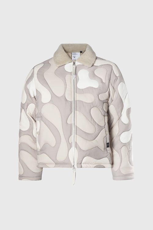 The Hideout Clothing - Camouflage Shearling Puffer Jacket