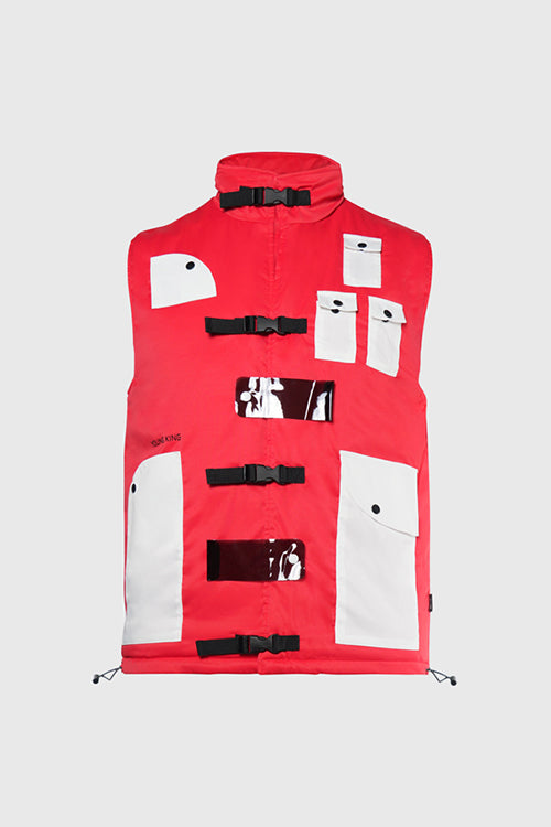 YK Tech Utility Puffer Vest - The Hideout Clothing