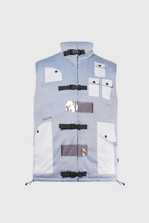 YK Tech Utility Puffer Vest - The Hideout Clothing