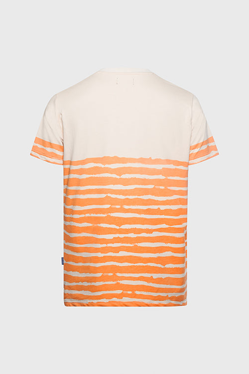 The Hideout Clothing - Striped Waves Henley Pocket Tee