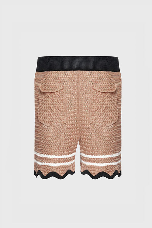 The Hideout Clothing - Racket Club Crochet Knit Shorts