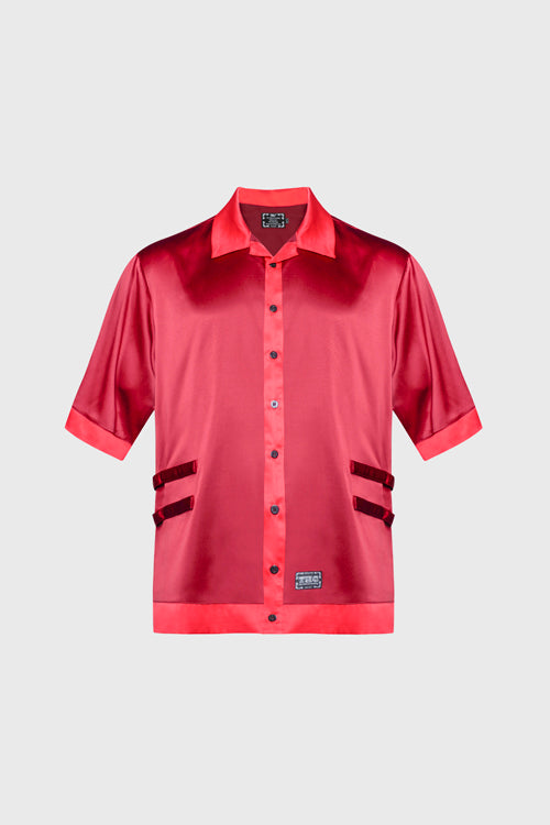 The Hideout Clothing - Still Find Peace Button Up Silk Shirt