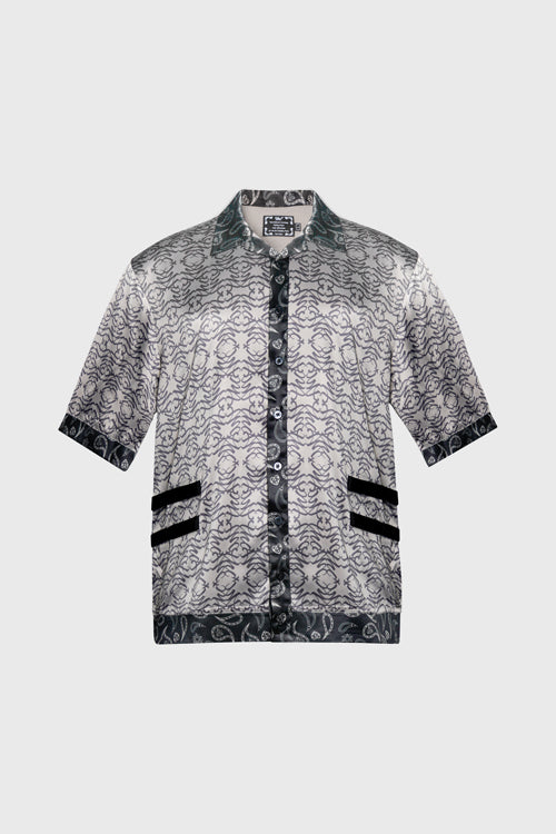 The Hideout Clothing - Still Find Peace Button Up Silk Shirt